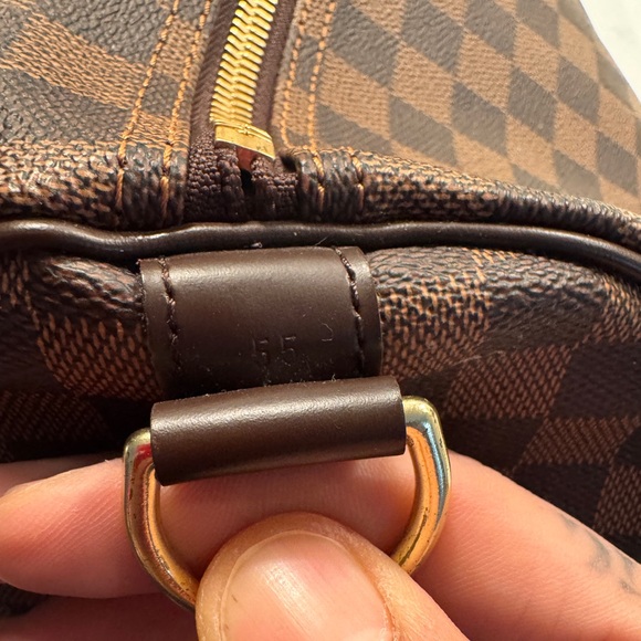 Louis Vuitton Damier Ebene Keepall Bandouliere 55 boston bag - Picture 7 of 16